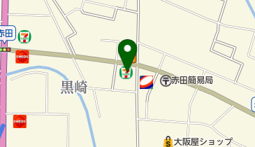 セブンイレブン 富山赤田北店の地図画像