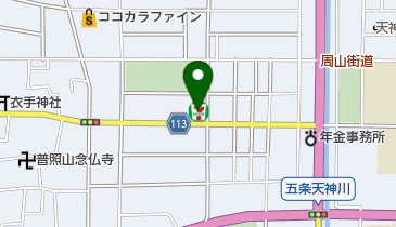 セブンイレブン 京都西京極午塚町店の地図画像
