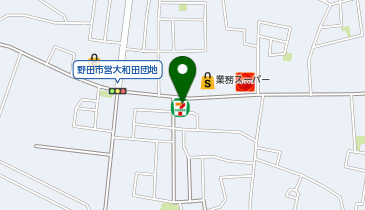 セブンイレブン 野田大和田団地店の地図画像