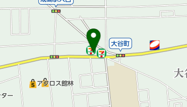 セブンイレブン 館林成島店の地図画像