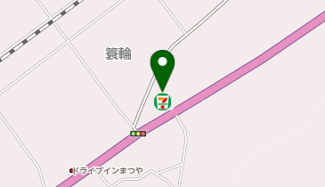 セブンイレブン 浅川簑輪店の地図画像