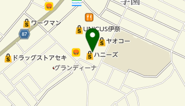 セブン銀行 ウニクス 伊奈 共同出張所の地図画像