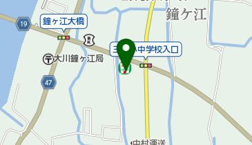 セブンイレブン 大川鐘ヶ江店の地図画像