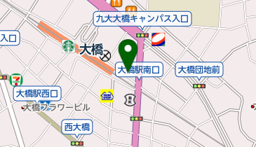 セブンイレブン 福岡大橋1丁目店の地図画像