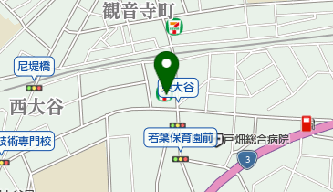 セブンイレブン 戸畑東大谷1丁目店の地図画像