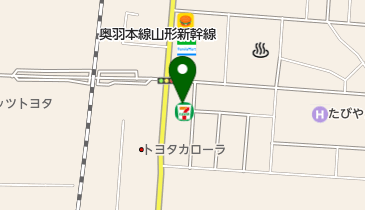 セブンイレブン 東根温泉1丁目店の地図画像