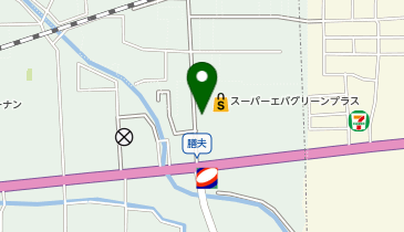 セブン銀行 スーパーエバグリーンプラス 橿原膳夫店 共同出張所の地図画像