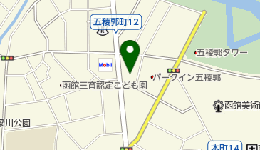 セブンイレブン 函館五稜郭公園前店の地図画像