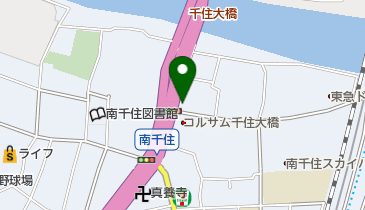 セブンイレブン 荒川千住大橋店の地図画像