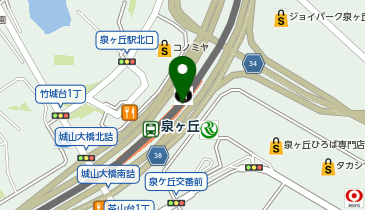 セブンイレブン 南海泉ケ丘駅店の地図画像