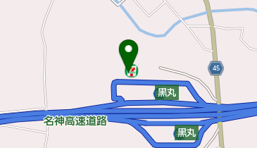 セブンイレブン 名神高速黒丸PA上り店の地図画像