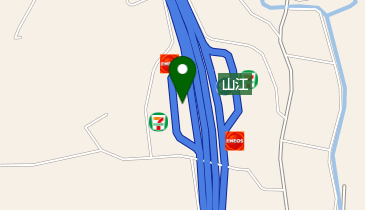 セブンイレブン 九州道山江SA上り店の地図画像