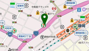 セブンイレブン 静岡紺屋町店の地図画像