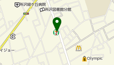 セブンイレブン 所沢若狭4丁目店の地図画像