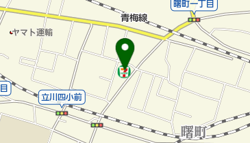 セブンイレブン 立川富士見町店の地図画像