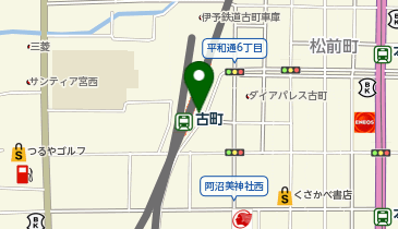 セブンイレブン いよてつ古町駅店の地図画像