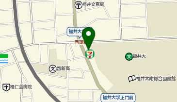 セブンイレブン 福井文京3丁目店の地図画像