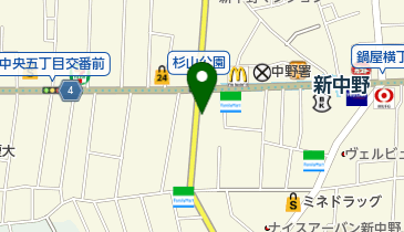 セブンイレブン 中野本町4丁目店の地図画像