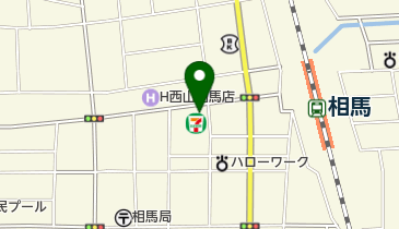 セブンイレブン 相馬中村店の地図画像