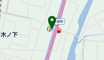 セブンイレブン 箕輪バイパス店の地図画像