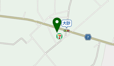 セブンイレブン 石岡大砂店の地図画像
