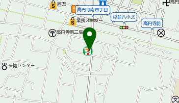 セブンイレブン 杉並高円寺南2丁目店の地図画像