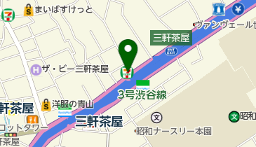 セブンイレブン 三軒茶屋駅東店の地図画像