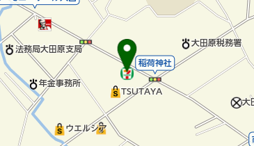 セブンイレブン 大田原本町1丁目店の地図画像