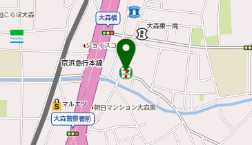 セブンイレブン 大田区美原通り南店の地図画像