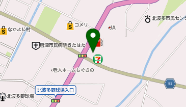 セブンイレブン 唐津徳須恵店の地図画像