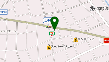 セブンイレブン さいたま上小町店の地図画像
