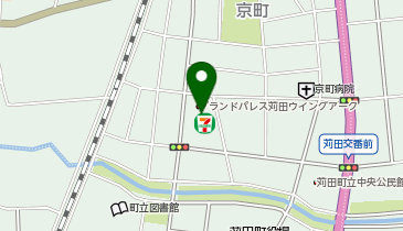 セブンイレブン 苅田京町2丁目店の地図画像