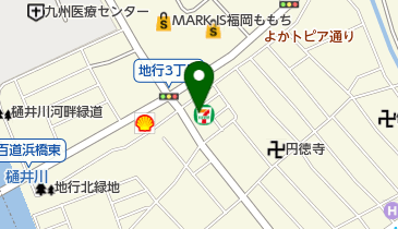 セブンイレブン 福岡地行4丁目店の地図画像