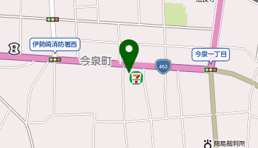 セブンイレブン 伊勢崎今泉町1丁目店の地図画像