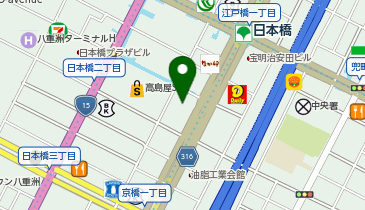 セブンイレブン AIM太陽生命日本橋ビル店の地図画像