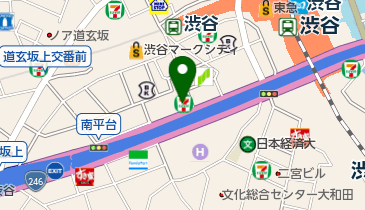 セブンイレブン 渋谷道玄坂1丁目店の地図画像