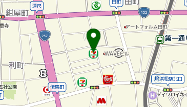 セブンイレブン 浜松有楽街店の地図画像