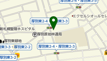 セブンイレブン 札幌厚別東2条店の地図画像