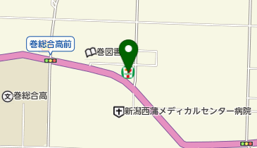 セブンイレブン 新潟巻南店の地図画像