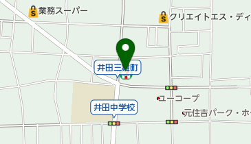 セブンイレブン 川崎井田三舞町店の地図画像