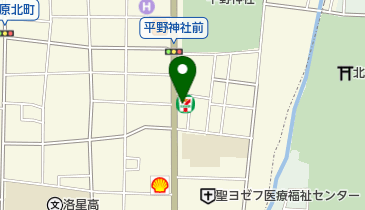 セブンイレブン 京都平野宮本町店の地図画像
