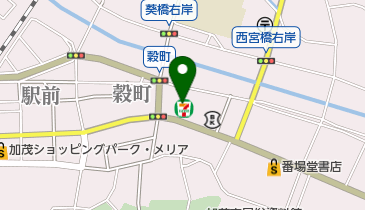 セブンイレブン 加茂本町店の地図画像