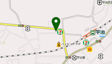 セブンイレブン 宇治戸ノ内店の地図画像