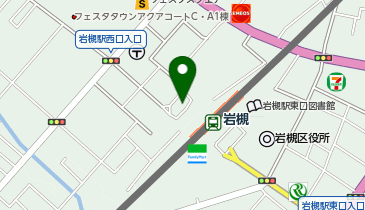 セブンイレブン 岩槻駅西口店の地図画像