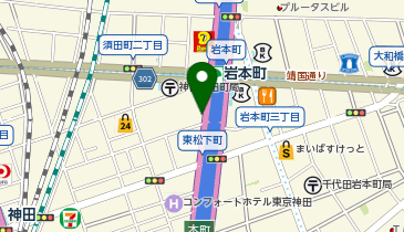 セブンイレブン 神田岩本町店の地図画像