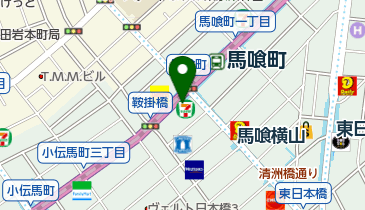 セブンイレブン 馬喰町駅前店の地図画像