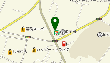 セブンイレブン 青森浪岡中央店の地図画像