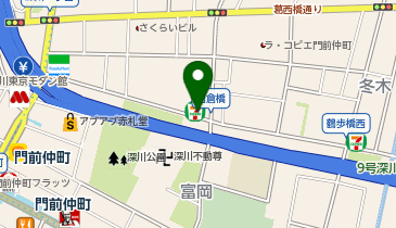 セブンイレブン 江東深川2丁目店 江東区 セブンイレブン 135 0033 の地図 アクセス 地点情報 Navitime