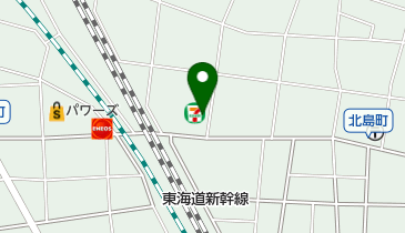 セブンイレブン 豊橋北島町店の地図画像