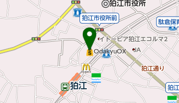 セブン銀行 Odakyu OX 狛江店 ATMコーナー 共同出張所の地図画像